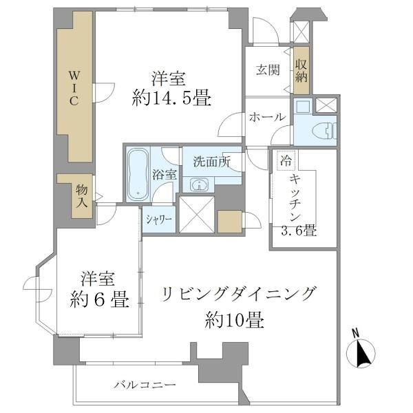 ｈｏｗｆｆ　ＲＥＬＡＸ三軒茶屋の間取り