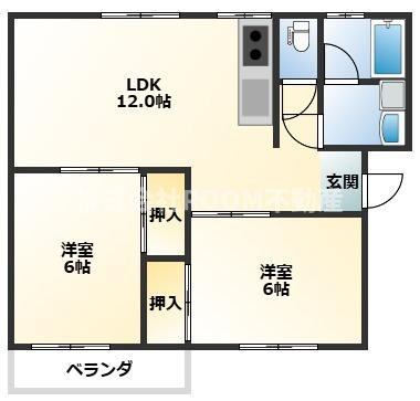 シティライフSAKODAの間取り