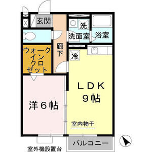 【間取り】 | セジュール南堅田 | 間取り図です