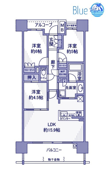 【間取り】 | ザ・パークハウス茅ヶ崎
