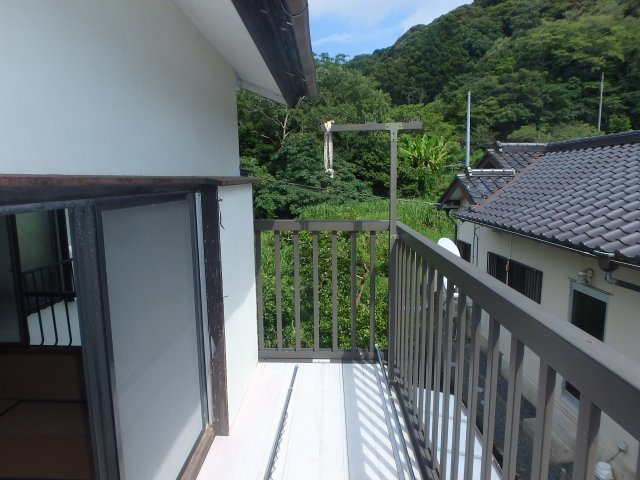 M0254H　南伊豆町平和の里のバルコニー|お洗濯にも便利なバルコニー付き