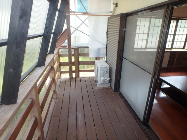 M0254H　南伊豆町平和の里のバルコニー|ウッドデッキ