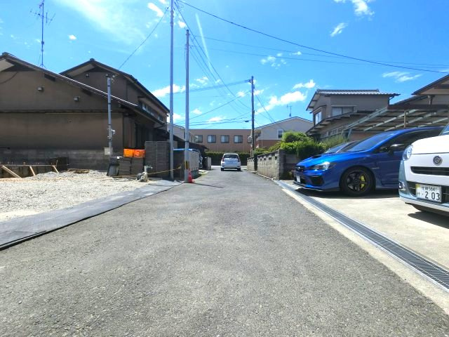木原1丁目3期　1号棟の前面道路含む現地写真|前面道路含む現地写真です