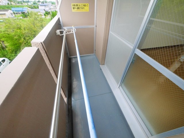 LakiaMaison木津川のバルコニー