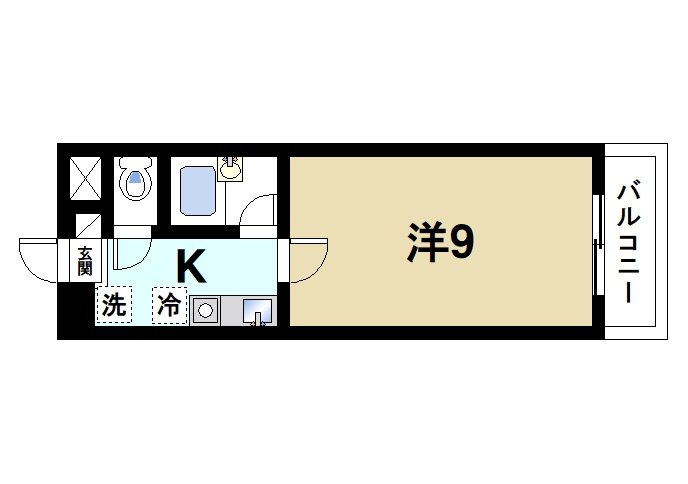 LakiaMaison木津川の間取り