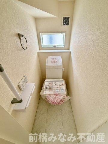 【新築】高崎市新町第８　２号棟(全９棟)　リーブルガーデン　新築建売分譲のトイレ|トイレです