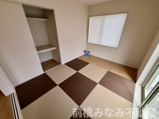 【新築】前橋市総社町植野第２　３号棟(全３棟)　リーブルガーデン　新築建売分譲の和室|日本らしい落ち着いた雰囲気の和室です