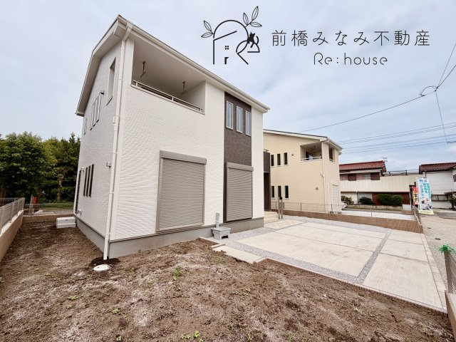 【新築】前橋市総社町植野第２　２号棟(全３棟)　リーブルガーデン　新築建売分譲の外観|建物外観を気になさる方へ、見た目の良い物件です