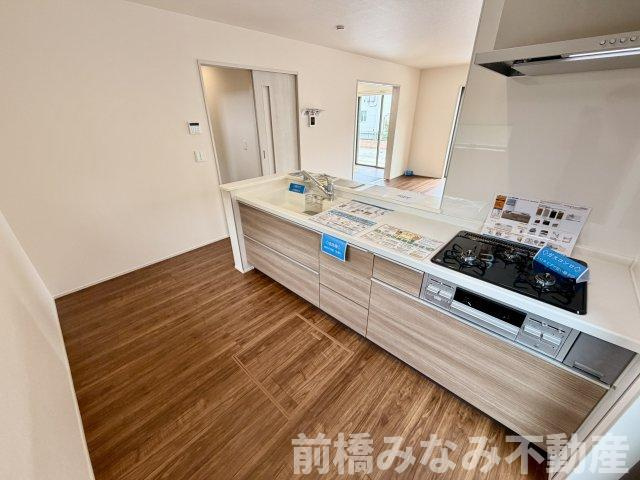 【新築】前橋市総社町植野第２　２号棟(全３棟)　リーブルガーデン　新築建売分譲のキッチン|使いやすいキッチンです