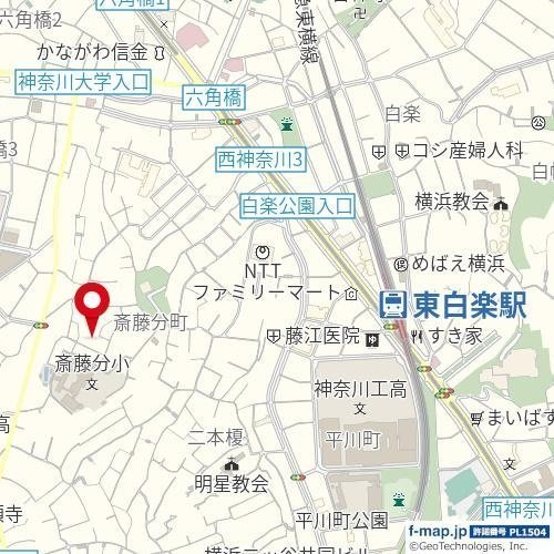 プロスペール神大前の地図