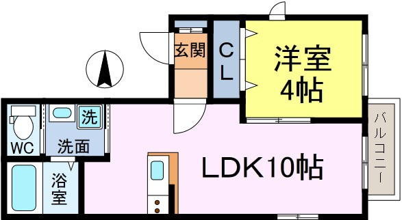 レフュージアの間取り