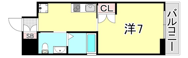 飛松高谷マンションの間取り