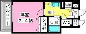 ヨーキハイム大濠の間取り