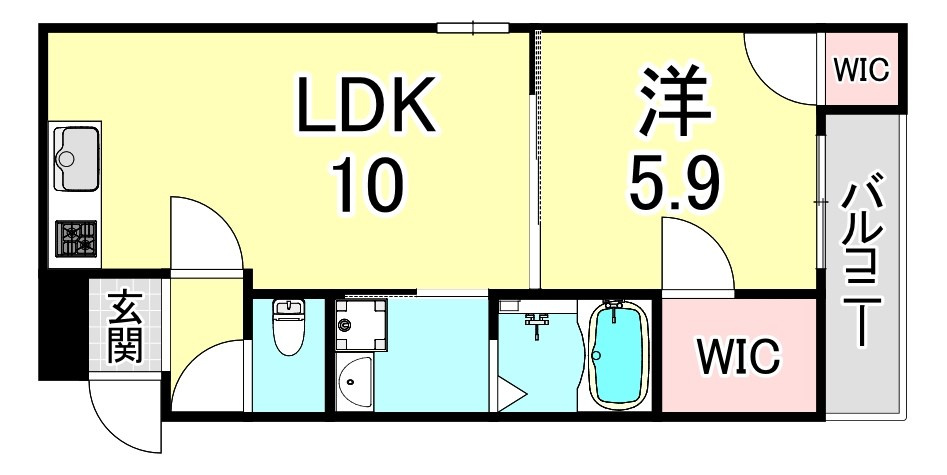 フジパレス　ヴェールの間取り