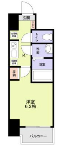 グランエクラ今宮戎の間取り