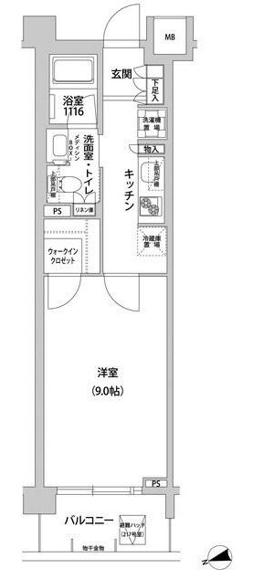 コンフォリア目黒青葉台の間取り