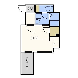 プレサンス難波南アーバニッシュの間取り