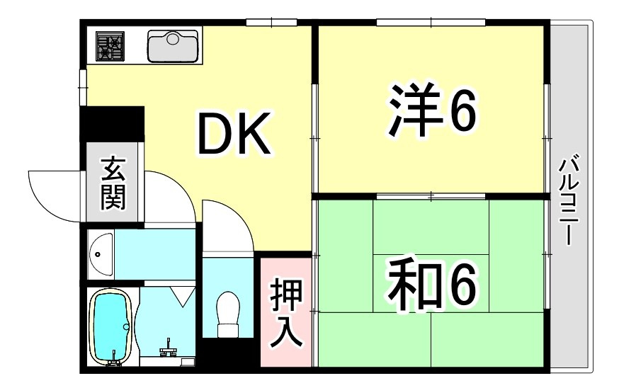 アイビー夙川の間取り