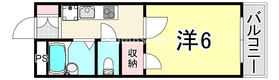 レオパレス武庫南の間取り