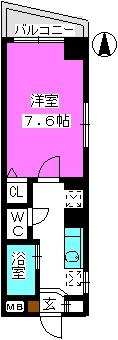 パークハイム大濠の間取り