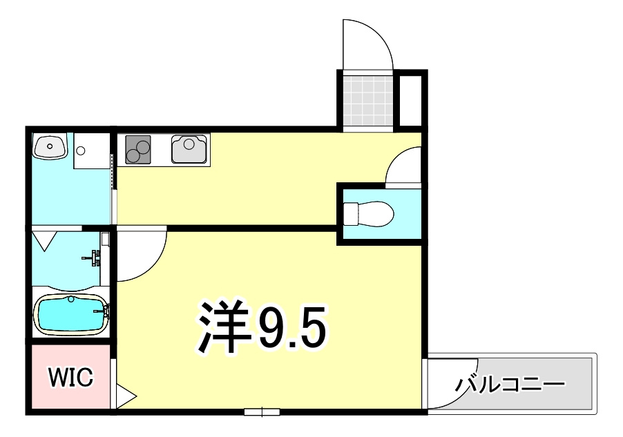 フジパレス西宮段上町の間取り