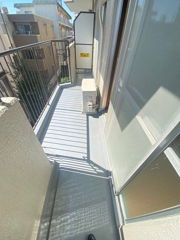 タカソウハイツ河原のバルコニー