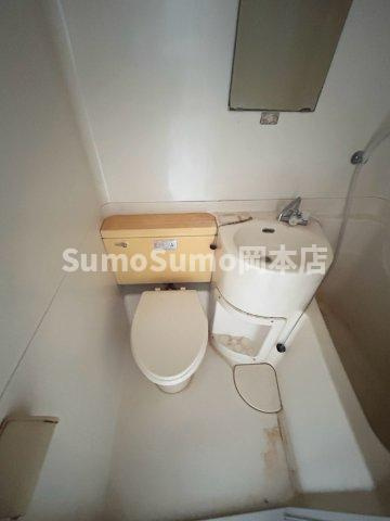 ルーミハイツのトイレ|シンプルで使いやすいトイレです
