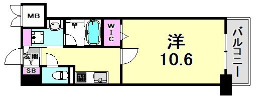 L・Isobe三宮の間取り