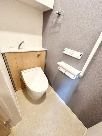 パインオーク　Ａのトイレ|トイレもきれいです