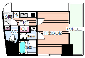 【間取り】 | Luce Shinfukushima（ルーチェ新福島）