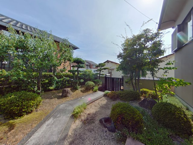 岡山市南区芳泉四丁目　一戸建の庭|緑が豊かで、心地よく過ごせるお庭です。