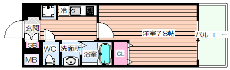 【間取り】 | プランドール新大阪NORTHレジデンス