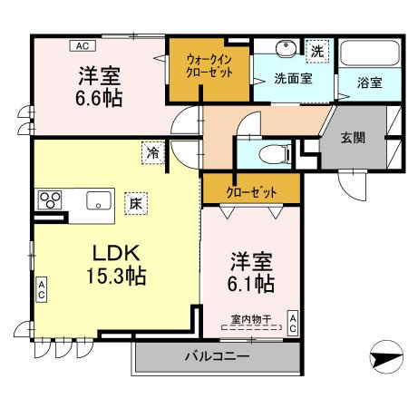 アーネスト安宅の間取り
