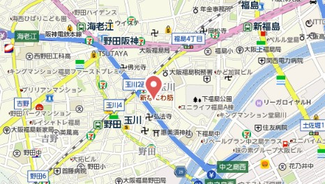 【地図】 | エスリードレジデンス大阪福島サウスフラッツ