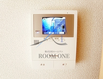 サンハイムのセキュリティ|モニター付きインターホンです。