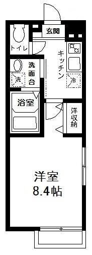 サンハイムの間取り|間取りです。