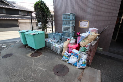 【その他共用部分】 | ベルメゾン一須賀Ⅰ号館 | 敷地内ゴミ置き場