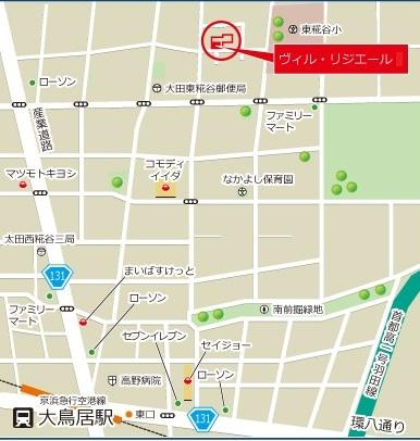 ヴィル・リジエールⅡの地図