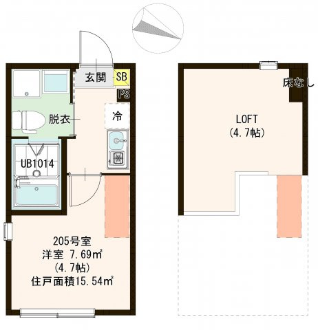 【間取り】 | ハーモニーテラスKNT