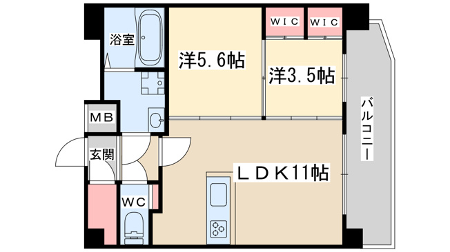 【間取り】 | セレニテ梅田北グランデ