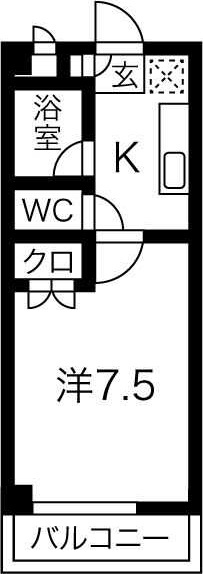 グリーンマイル　　　刈谷市近郊の賃貸はクラスホームの間取り
