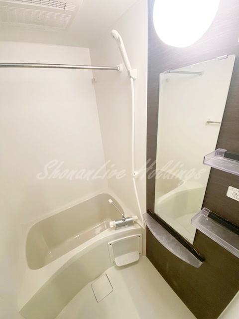 藤沢市大鋸２丁目の賃貸マンションの浴室|浴室乾燥もあり女性の方も安心♪