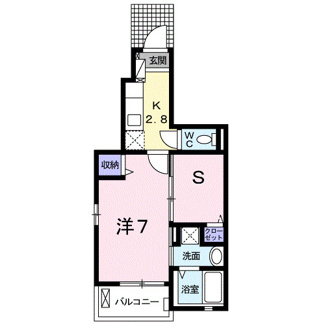 【間取り】 | ブローテⅤ | 間取りです。