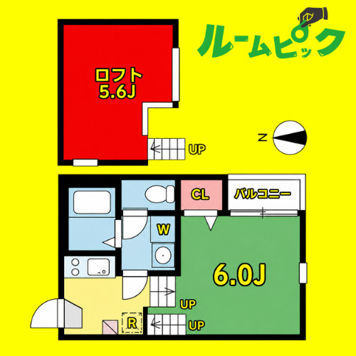 サダルスウド　名古屋市賃貸　仲介手数料無料の間取り