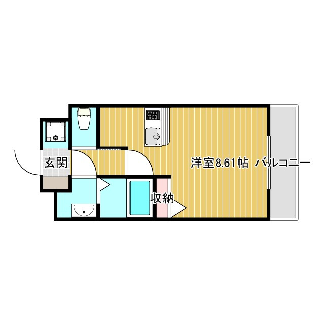 ロイス南茨木の間取り