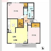 【間取り】 | パティオドリーム A棟 | 間取り図です