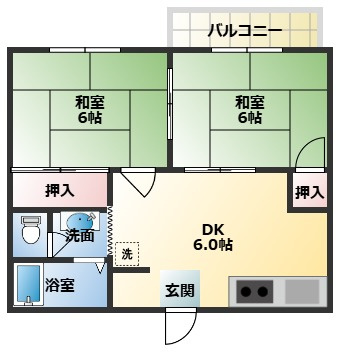 【間取り】 | ロイヤルハイツ