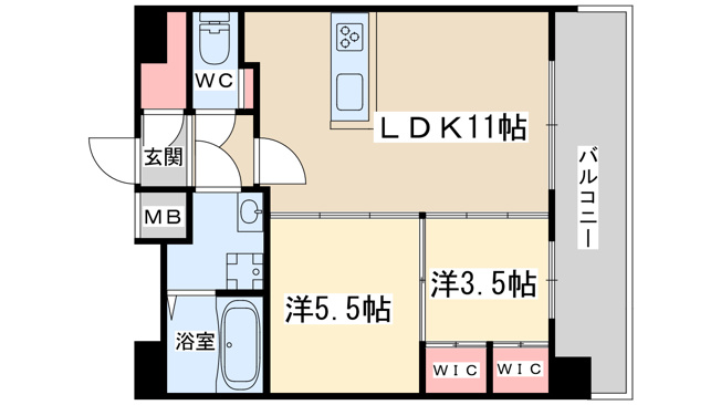 【間取り】 | セレニテ梅田北グランデ