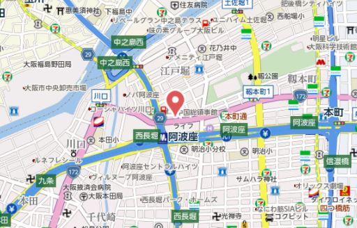 【地図】 | リーガル靭本町
