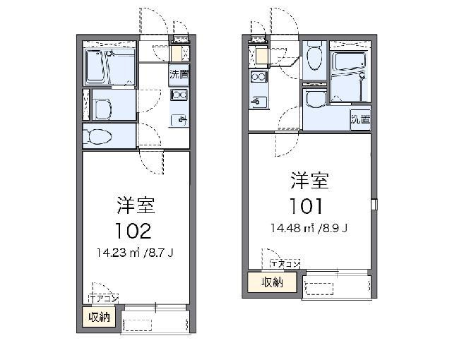 レオネクスト三愛の間取り|代表的な間取のため実際の間取…